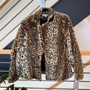 Honey Punch Cheetah Furry Jacket - NEW!